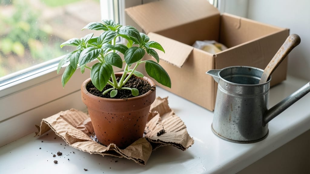Cardboard Box Garden: Space-Saving Planter for Urban Green Thumbs