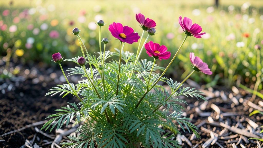 Garden Cosmos Leaves: Natural Pest Barrier for Organic Gardens