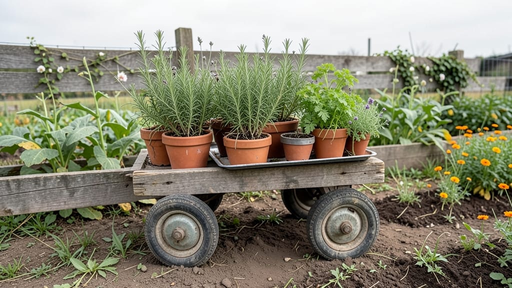 Garden On Wheels: Space-Saving Planters for Balconies and Patios