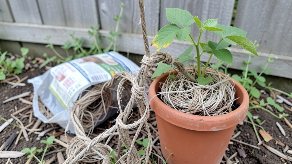 Garden String Trellis: Vertical Space Multiplier for Climbing Plants
