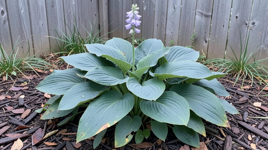 Hosta Garden Images: Layered Shade Haven With Textured Foliage