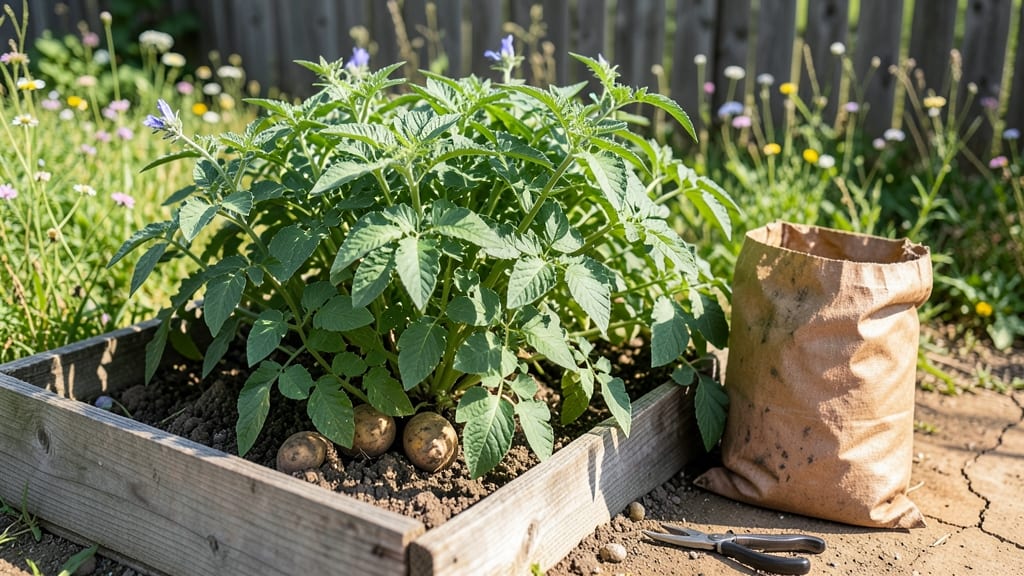Potato Vertical Garden: Space-Saving Harvest in Small Spaces