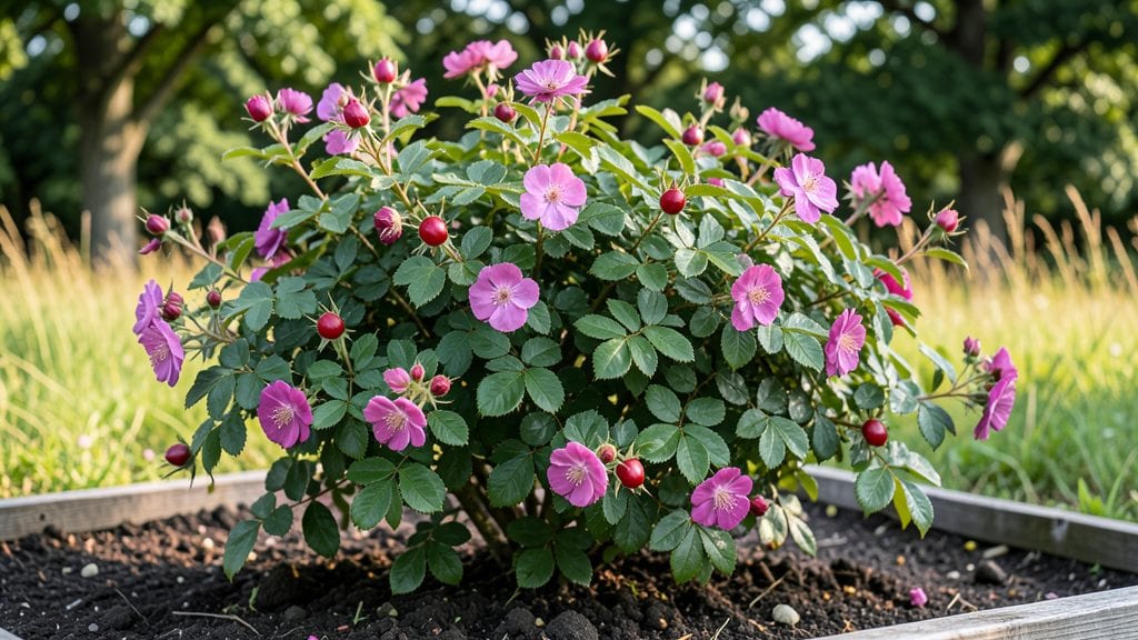 Thorny Garden Flowers: Year-Round Privacy Barrier With Natural Elegance