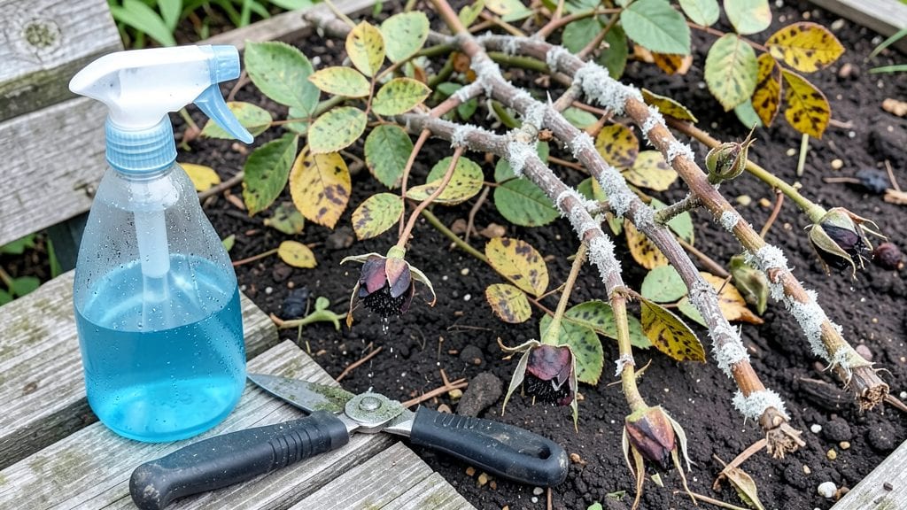 White Garden Mold Removal: Natural Vinegar and Baking Soda Fix